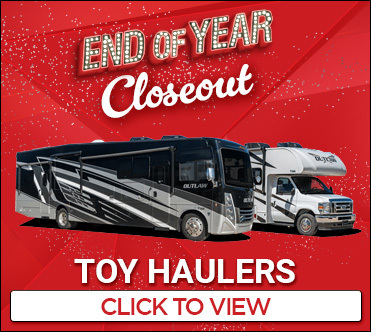 End of Year Closeout Toy Hauler