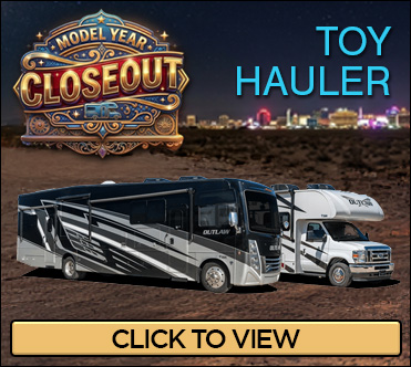 Model Year Closeout Toy Hauler